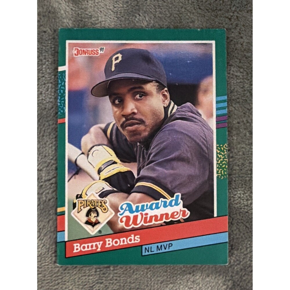 1991 Donruss - Barry Bonds #762 No White Stripe on Right Border